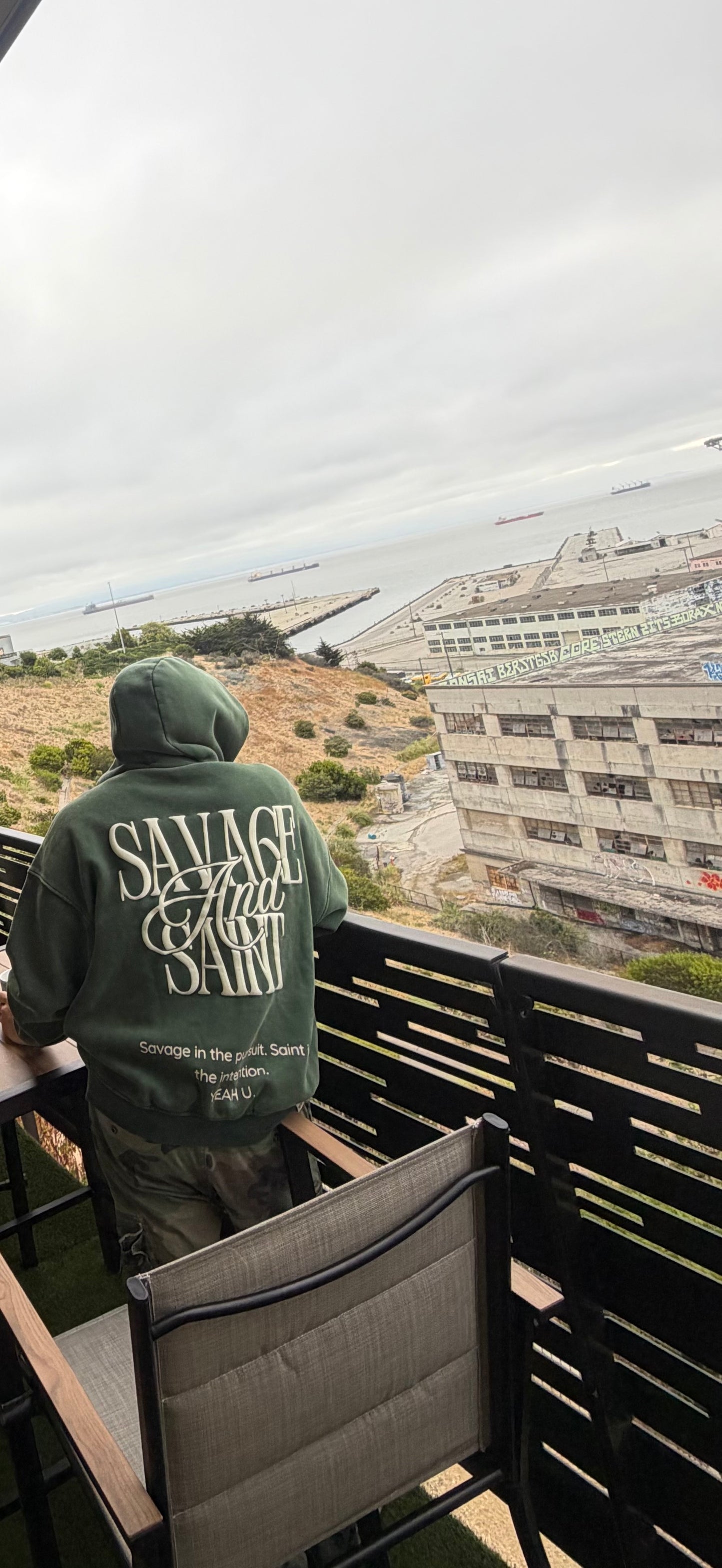 S&S faded forrest green