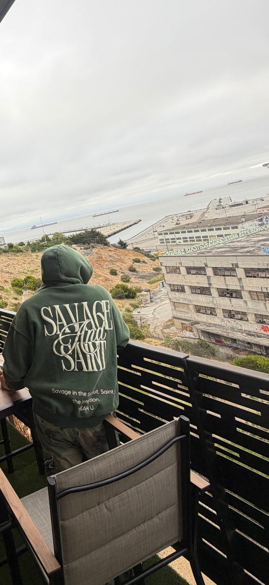 S&S faded forrest green