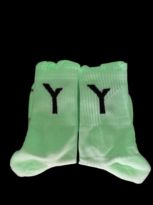 Glow stepper Y performance socks size M only